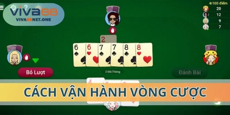 Ván bài diễn ra ngược chiều kim đồng hồ