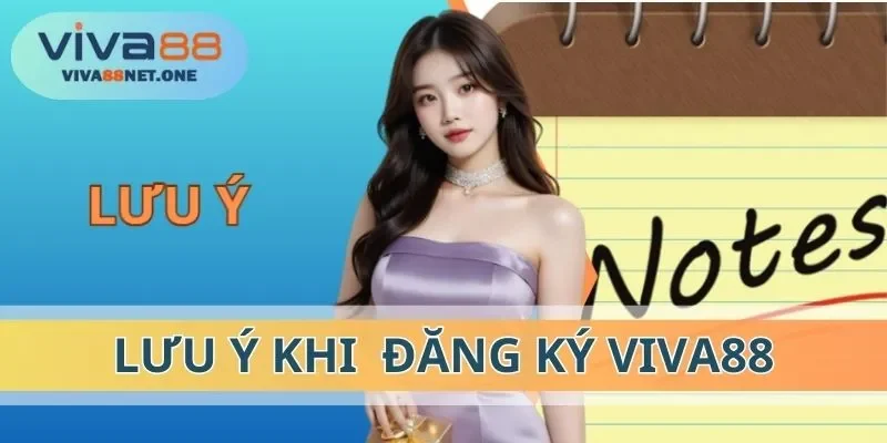 Các lưu ý cần nắm rõ để quá trình đăng ký VIVA88 thành công